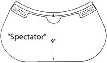 Spectator Model HatGear Sun Shield
